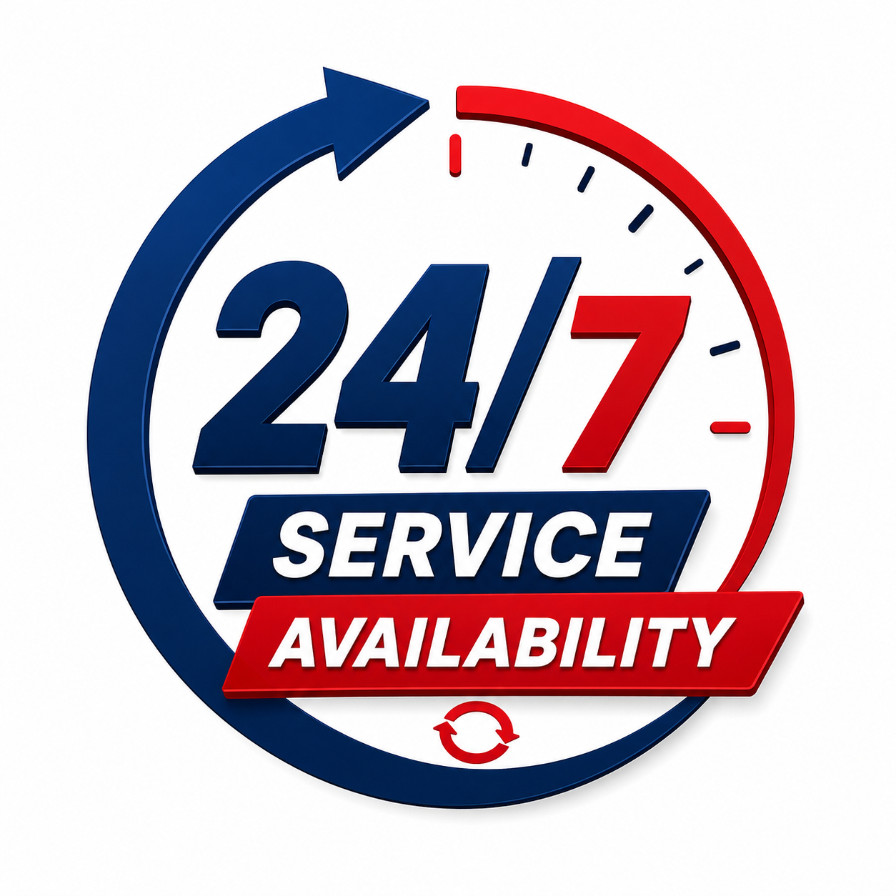 24/7 service availability