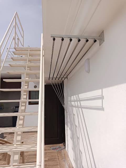 Wall mount cloth hanger installation Chennai